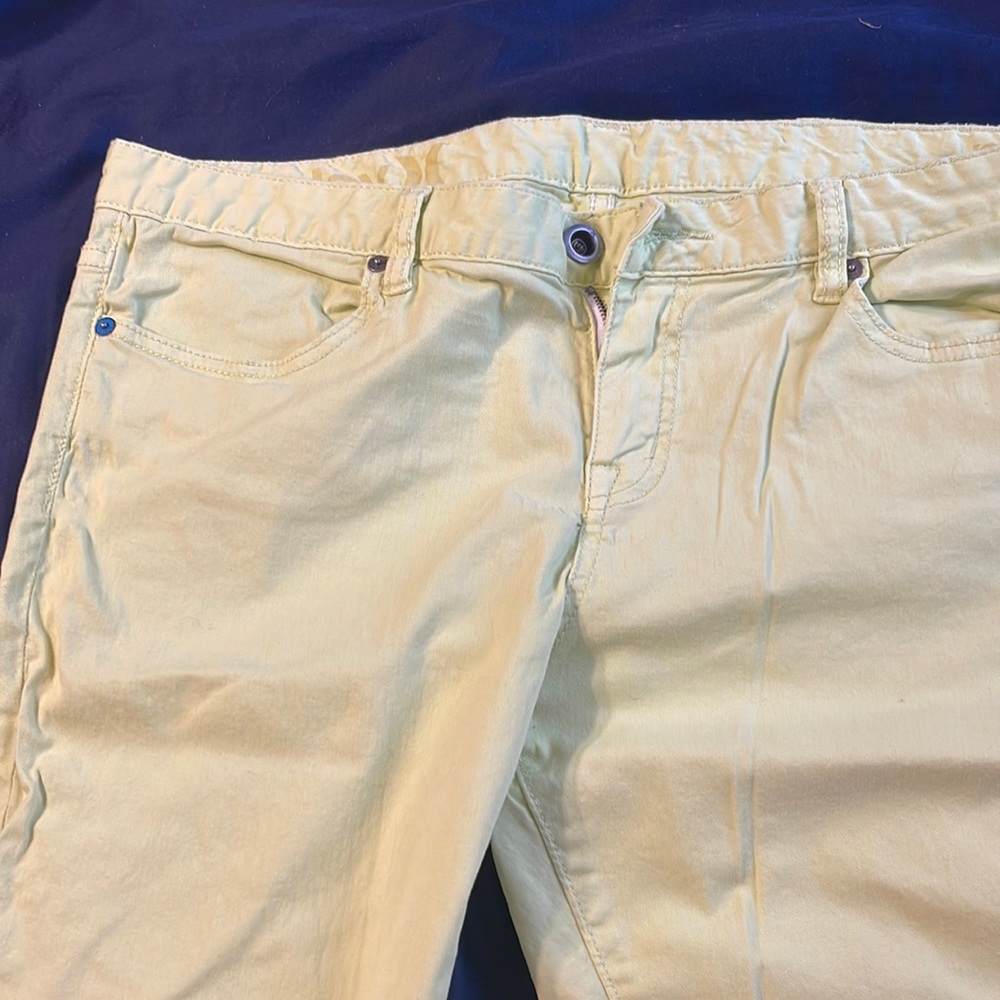 Women’s Hurley neon yellow/green denim skinny jegging